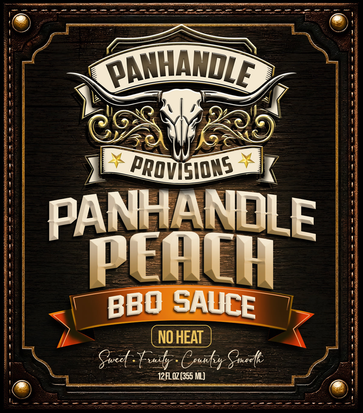 Panhandle Peach BBQ Sauce – 12oz